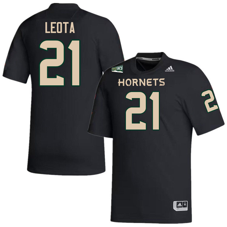 Will Leota SAC State Jersey,Sacramento State Hornets #21 Will Leota Jersey-Black